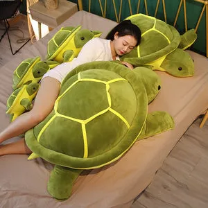 Huggable Kawaii Sea Turtle Stuffed Animal Pillow Plushie