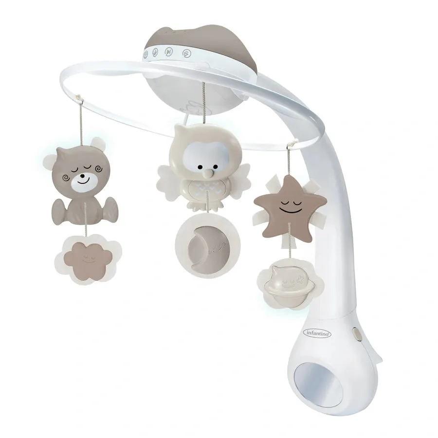 Infantino 3 In 1 Projector Musical Mobile (Brown)