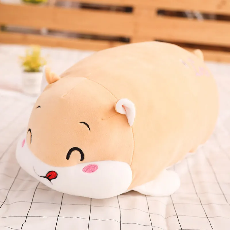 KawaiI Stuffed Hamster Plushie (Large)