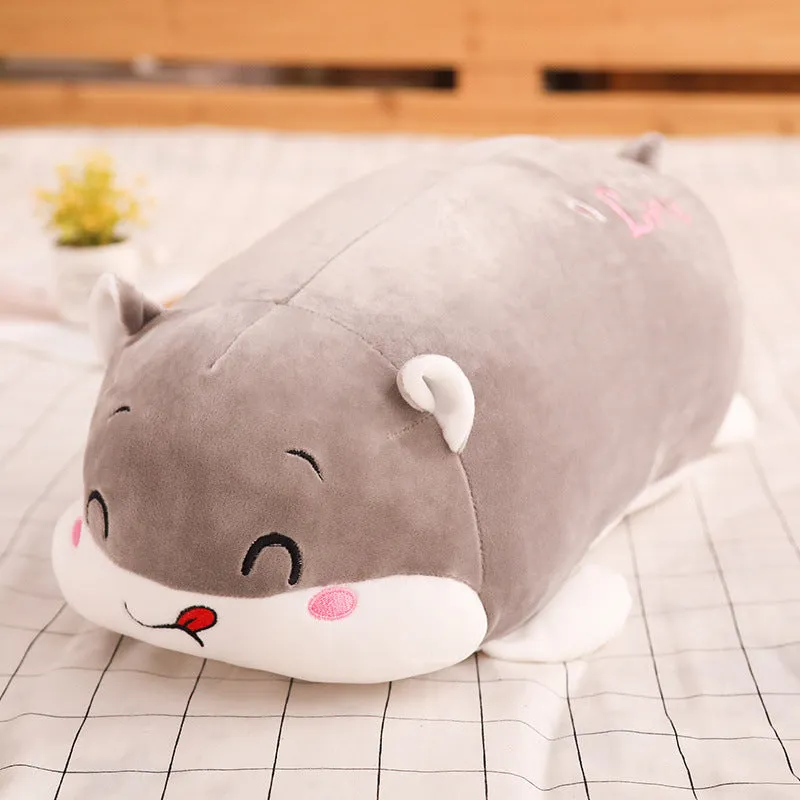 KawaiI Stuffed Hamster Plushie (Large)