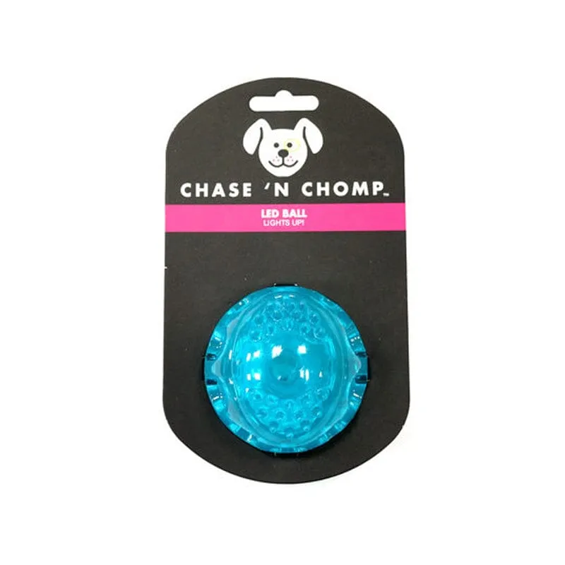 Large LED Ball Dog Toy By Chase 'N Chomp