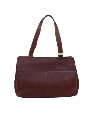 Leather Tote Bag with Handles and Spacious Interior