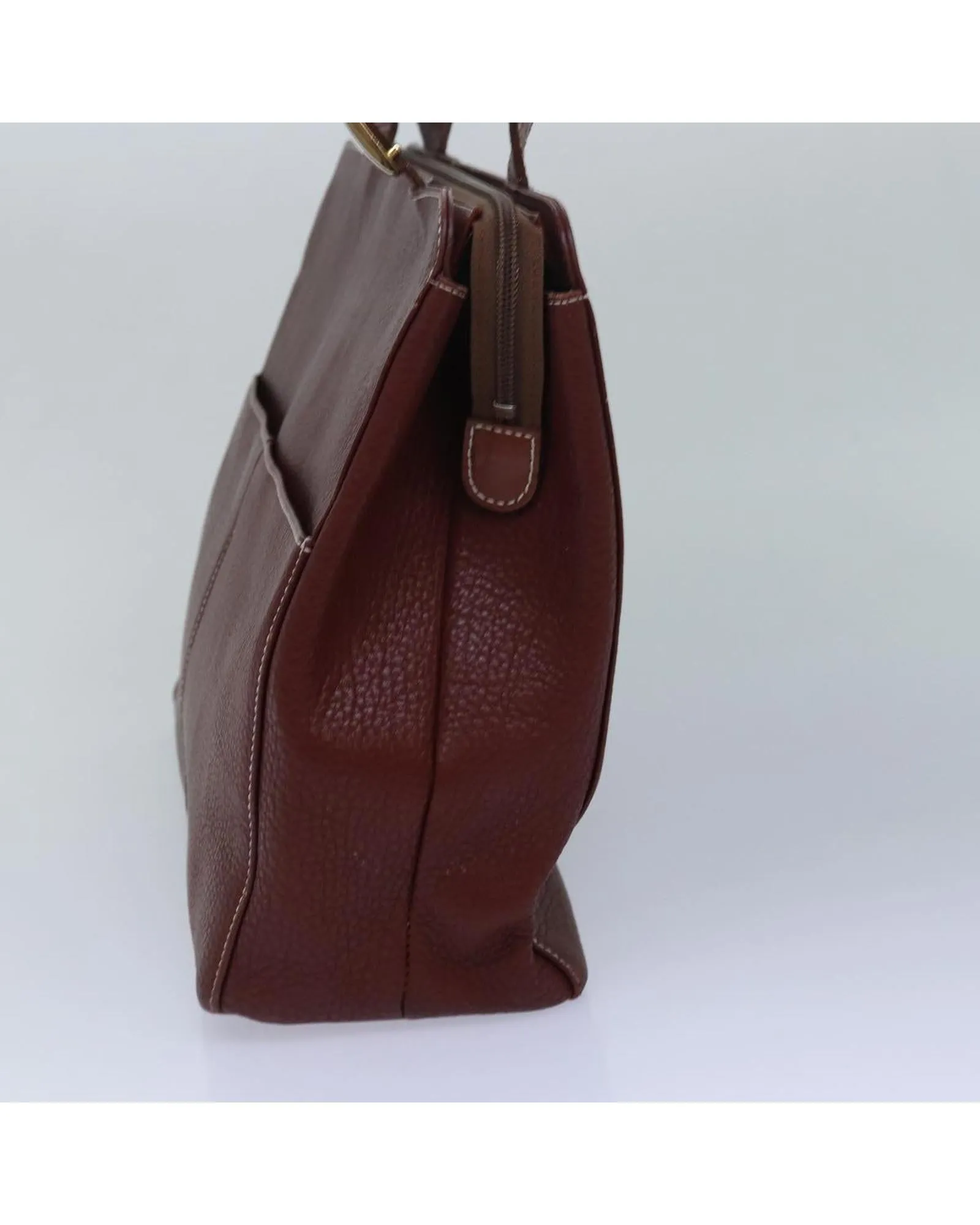 Leather Tote Bag with Handles and Spacious Interior