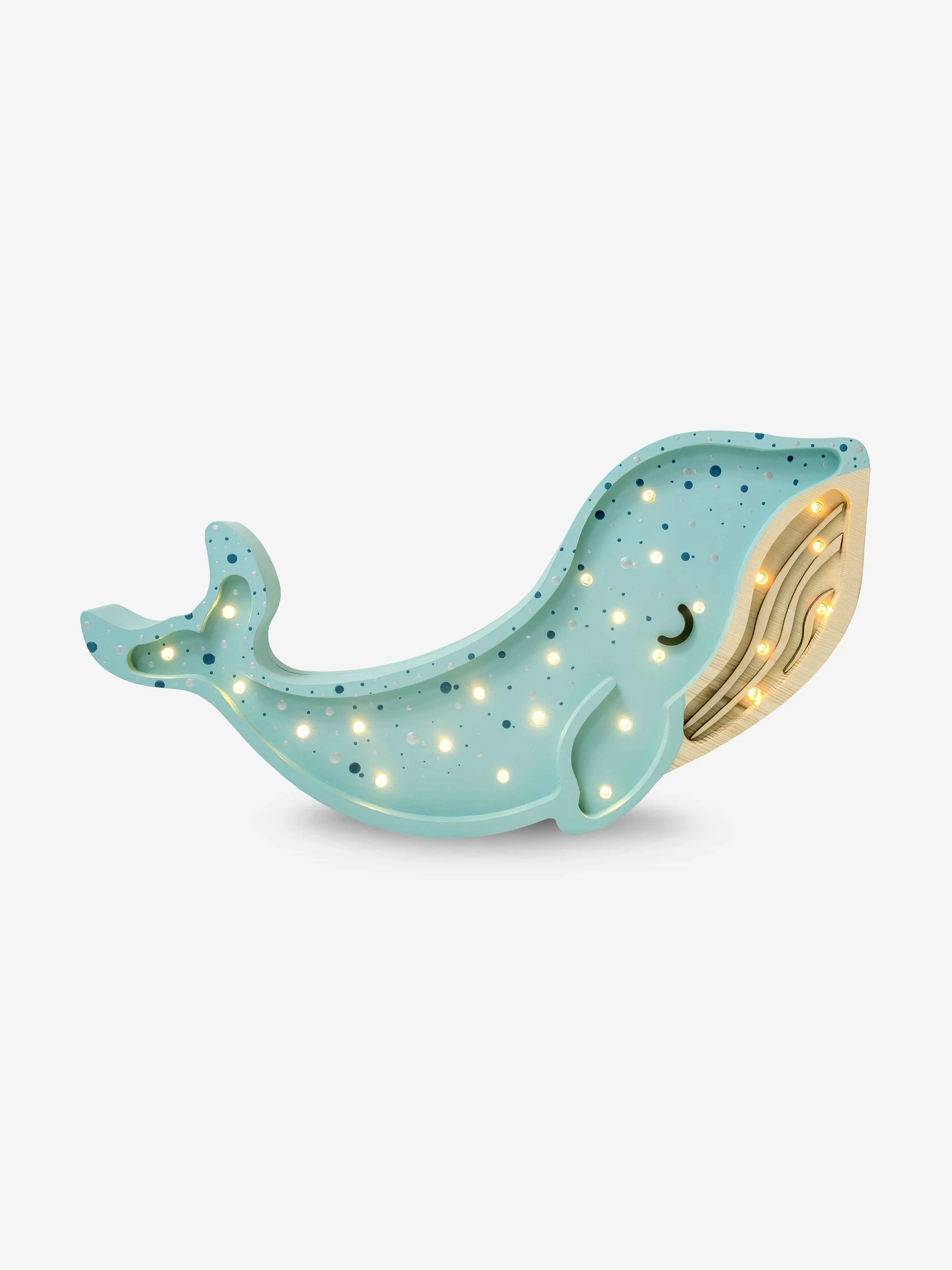 Little Lights Whale Lamp in Blue (15.5x40x5.5 cm)