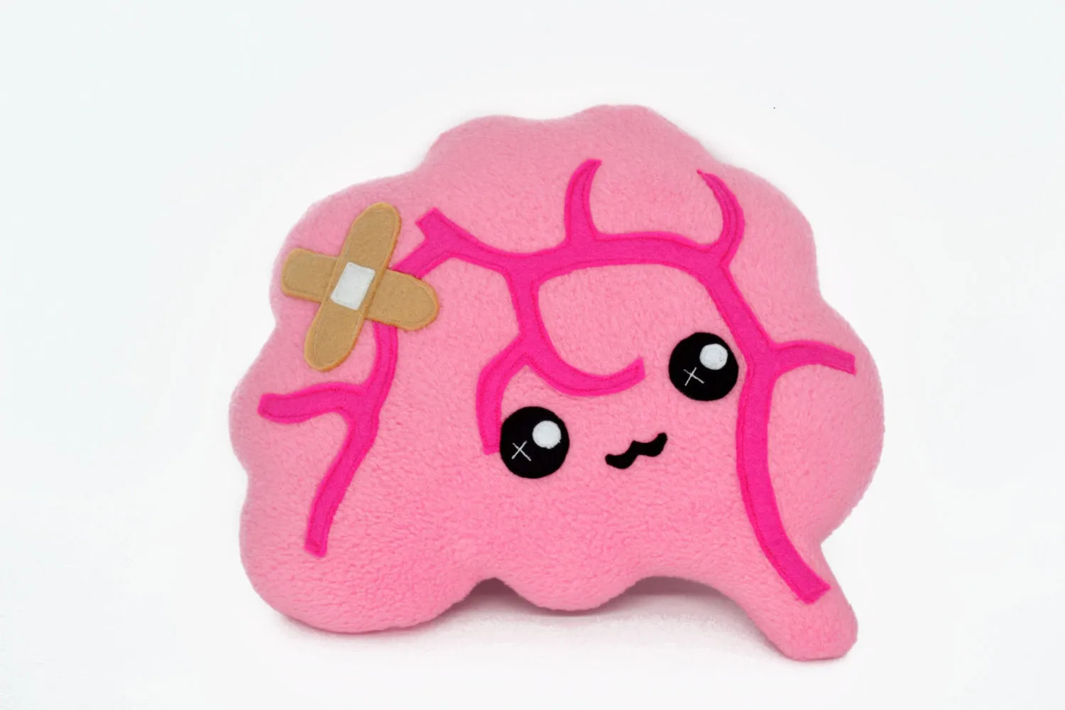 LOVE pack - heart and brain plushies kawaii novelty pillows