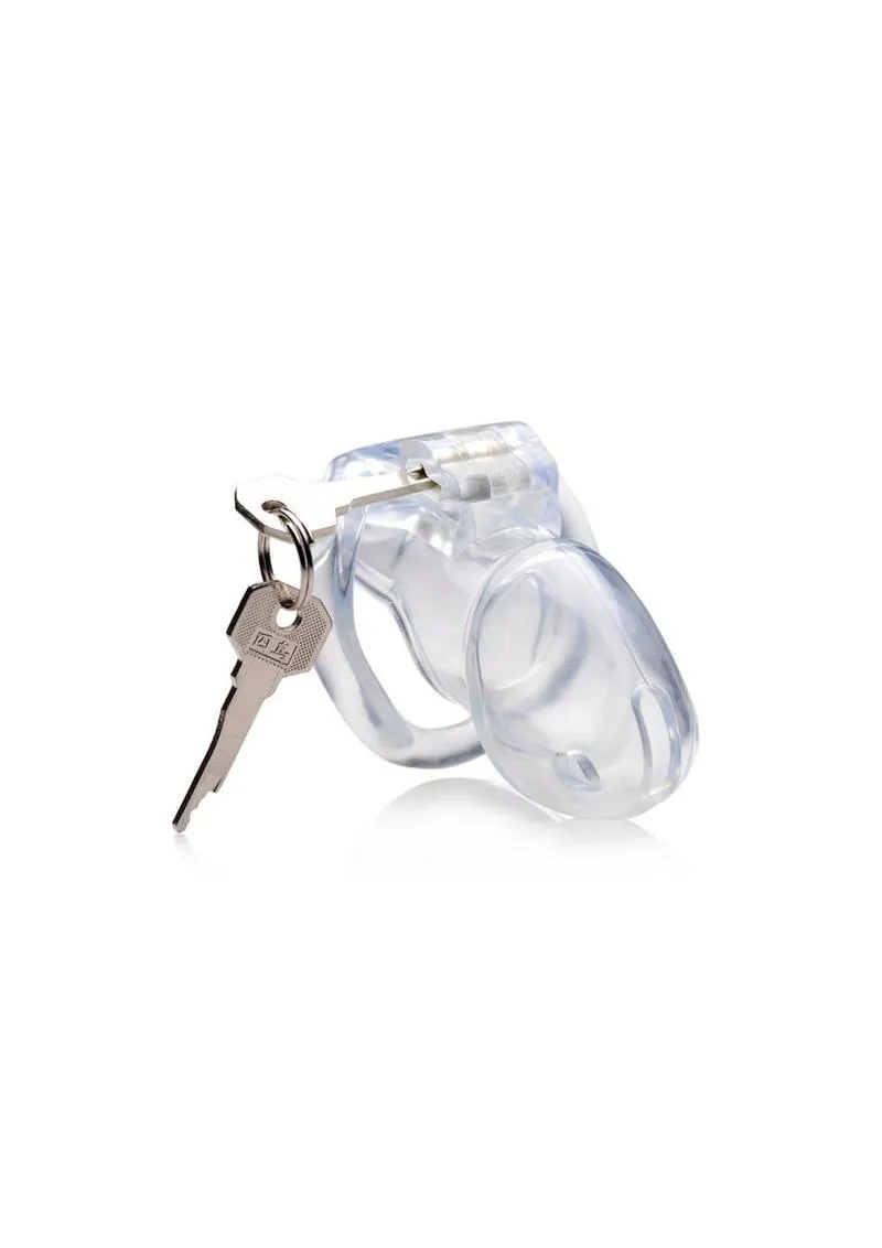 Master Series Clear Captor Chastity Cage with Keys