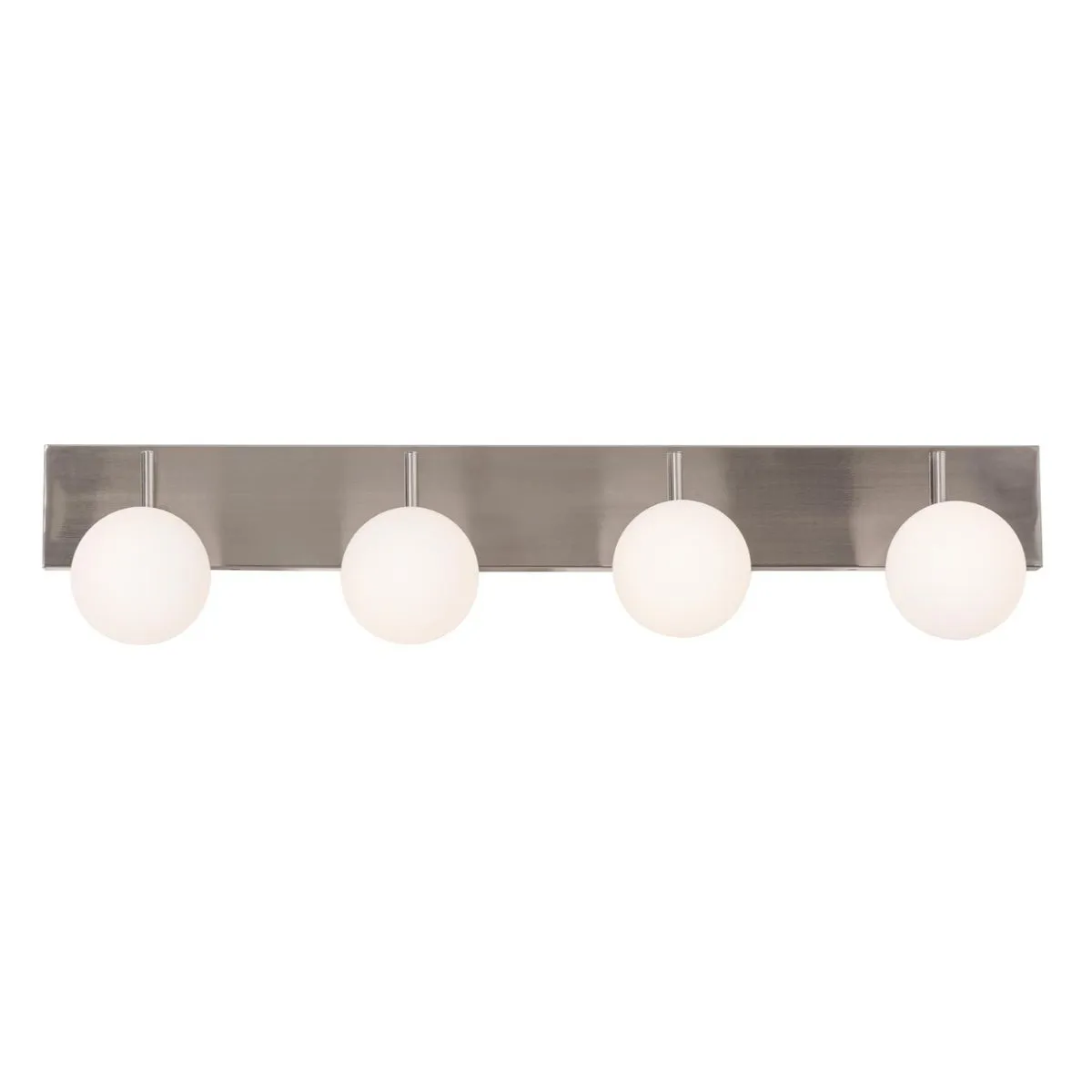 Metropolitan 38 in. 4 Lights LED Vanity Light Satin Nickel Finish