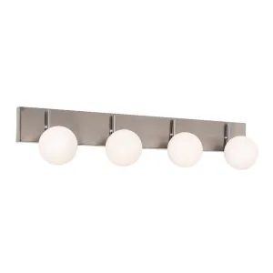 Metropolitan 38 in. 4 Lights LED Vanity Light Satin Nickel Finish