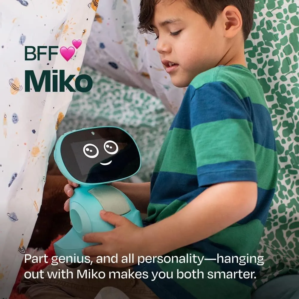 Miko 3: AI-Powered Smart Robot for Kids | STEM Learning & Educational Robot, Pixie Blue