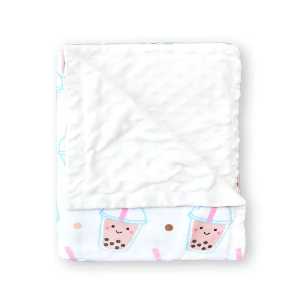 Minky Fleece Sensory Baby Blanket - Boba