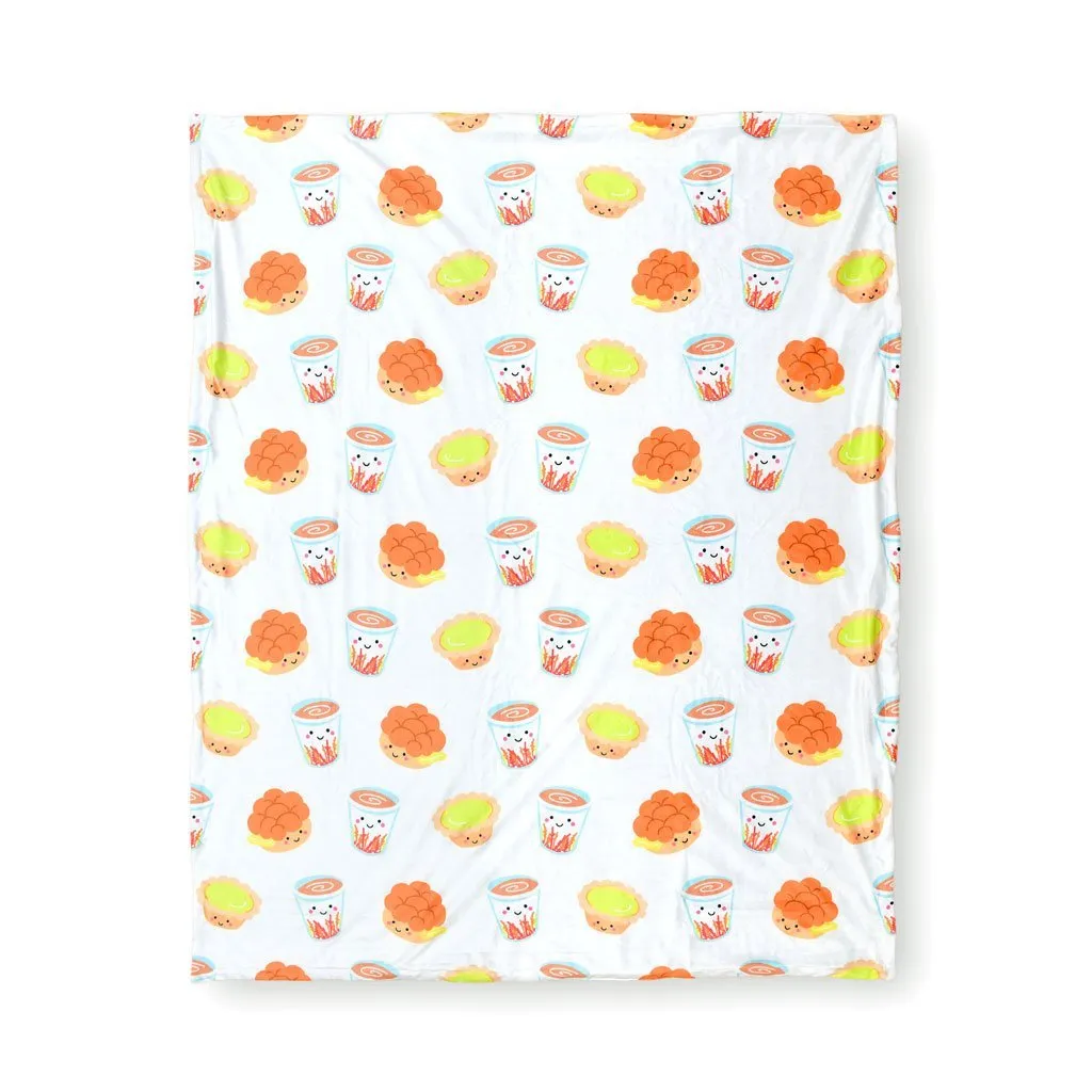 Minky Fleece Sensory Baby Blanket - Cha Chaan Teng