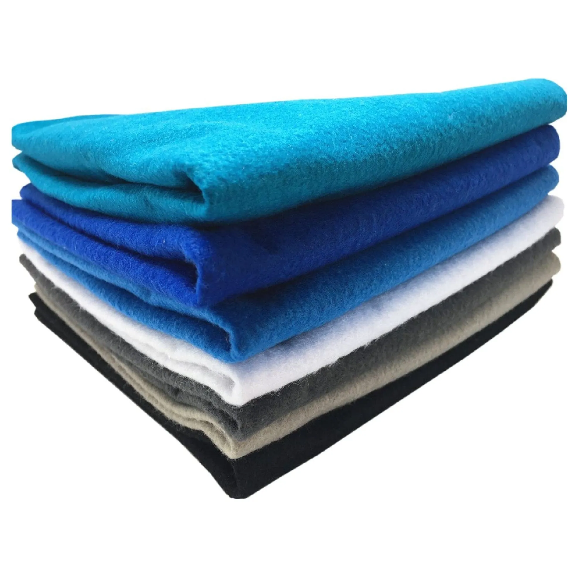 Misscrafts Felt Squares | 7 Pieces 18 x 18 Inches, 1.4 mm Thick | Soft Felt Fabric Sheet | Non Woven | Various Colors