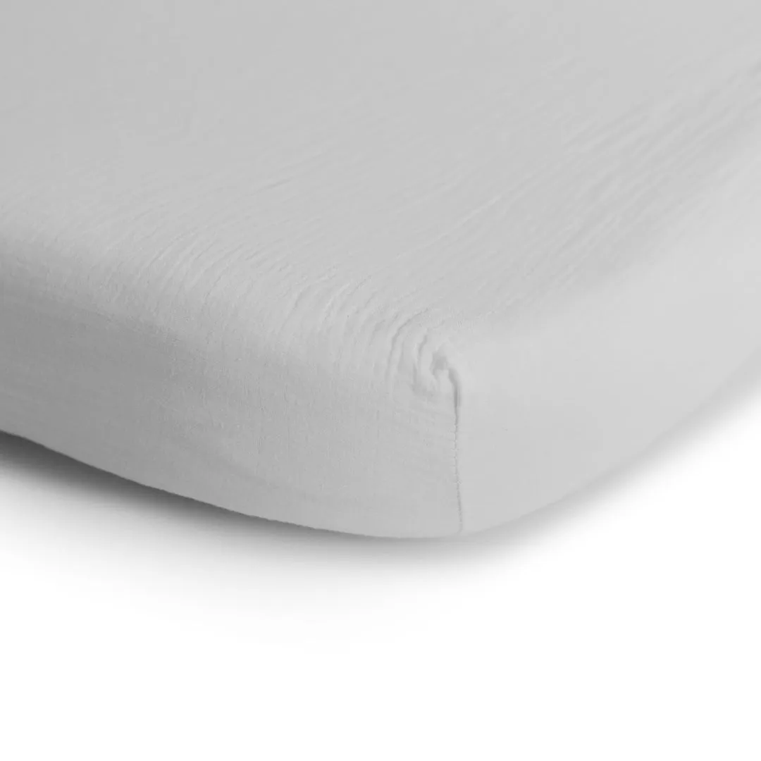 Mushie Extra Soft Muslin Crib Sheets