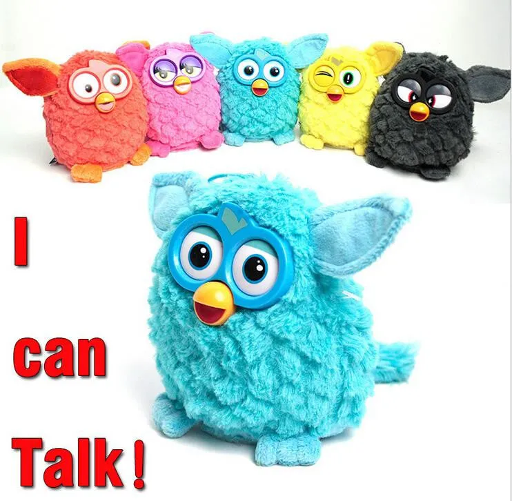 New Electronic Toys phoebe 7 Color Electric Pets Owl Elves Plush toys Recording Talking Toys Christmas Gifts with Furbiness boom