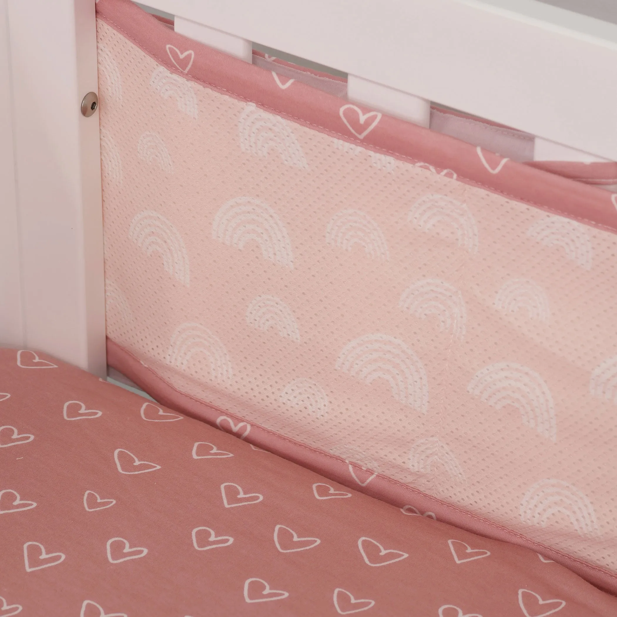 Nordic Breathe Easy® Air  Cot Liner Dusty Berry/Rose