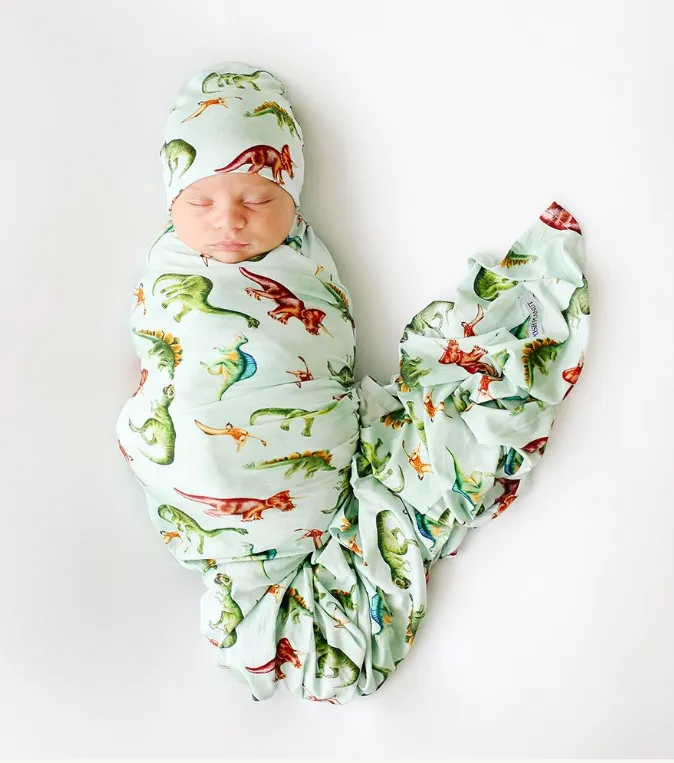 Posh Peanut Buddy Infant Swaddle & Beanie Set