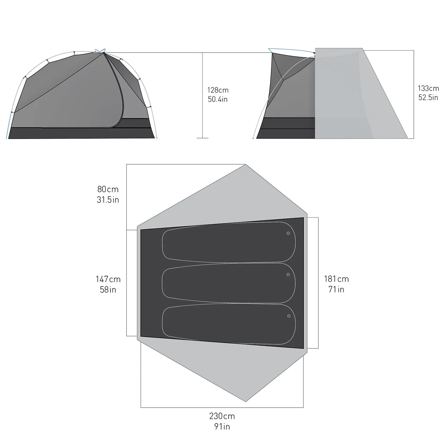 Sea to Summit Telos Freestanding Ultralight Tent