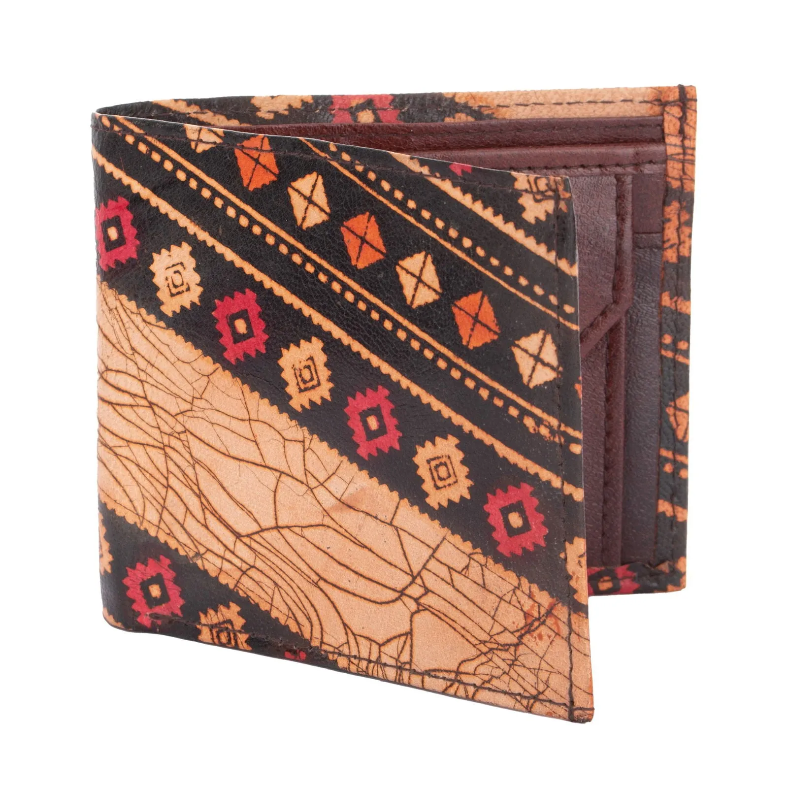 Shantiniketan Handcrafted Genuine Leather Men's Wallet With 5 Spacious Compartments