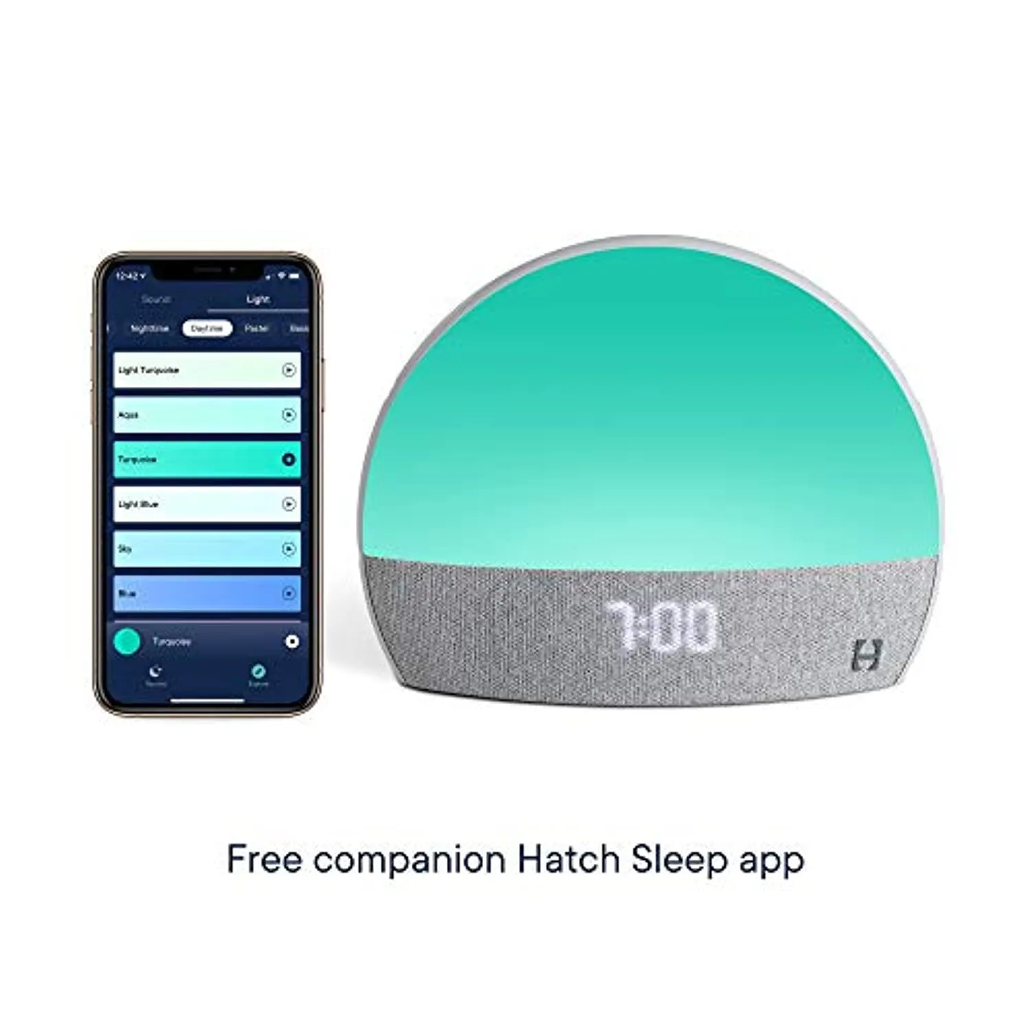 Smart Light, Personal Sleep Routine, Bedside Reading Light, Wind Down Content and Sunrise Alarm Clock for Gentle Wake Up