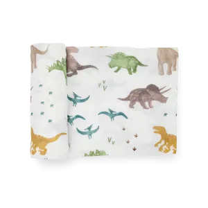 Stretch Knit Swaddle, Dino Pals