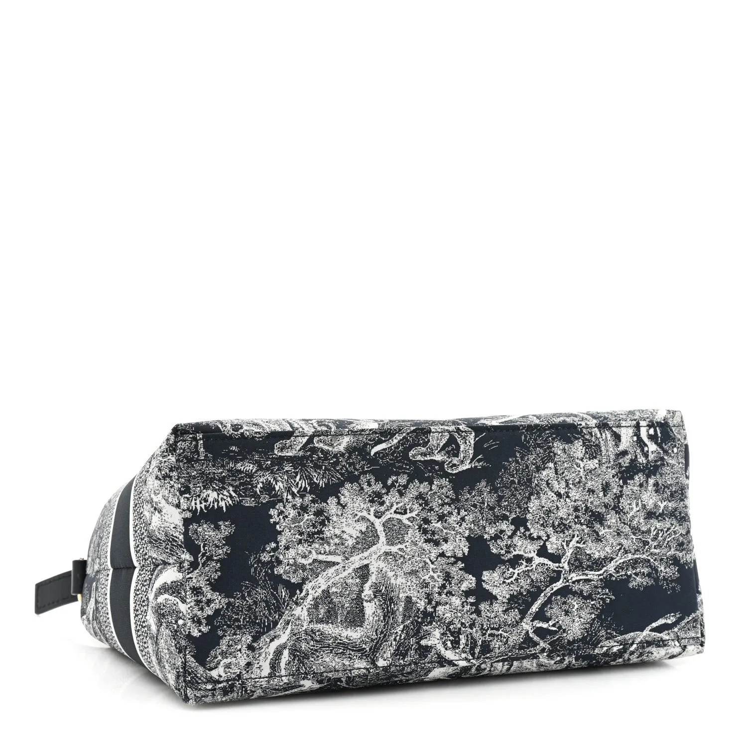 Technical Fabric Toile De Jouy Travel Nomad Pouch Blue