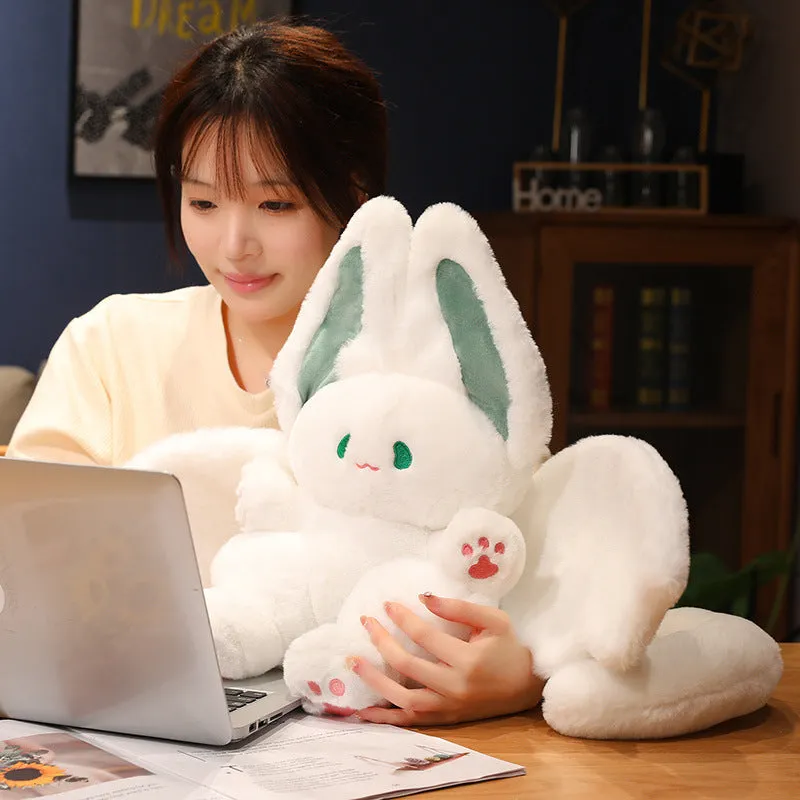 Twilight Snuggler: Bat-Rabbit Plush Pal