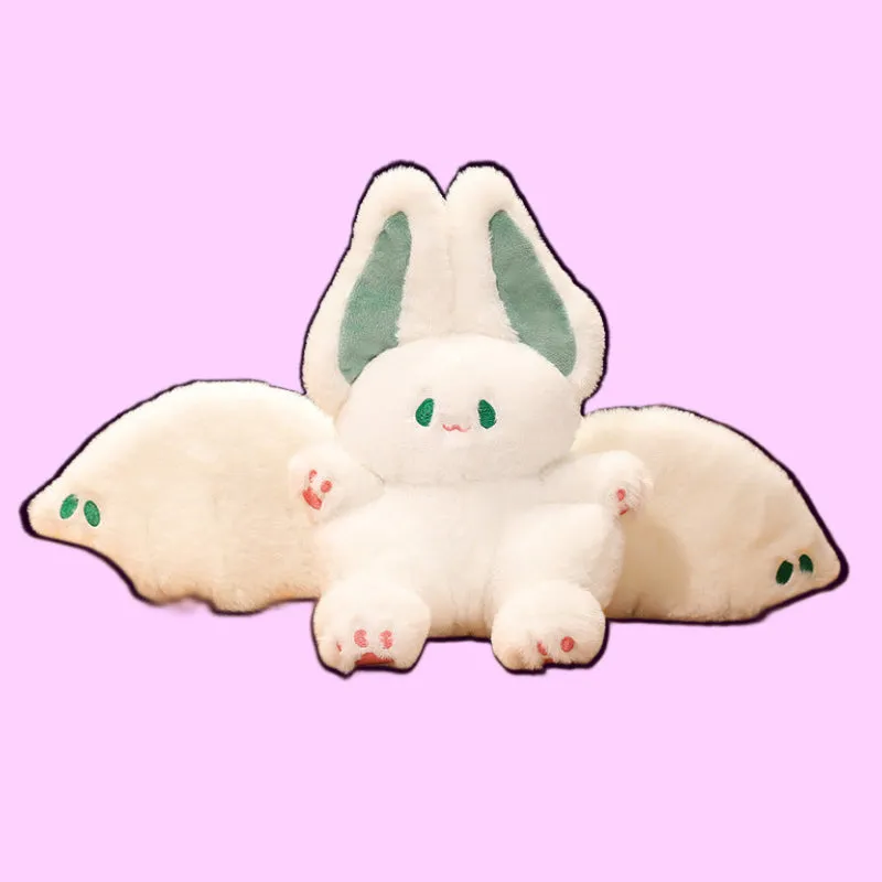 Twilight Snuggler: Bat-Rabbit Plush Pal