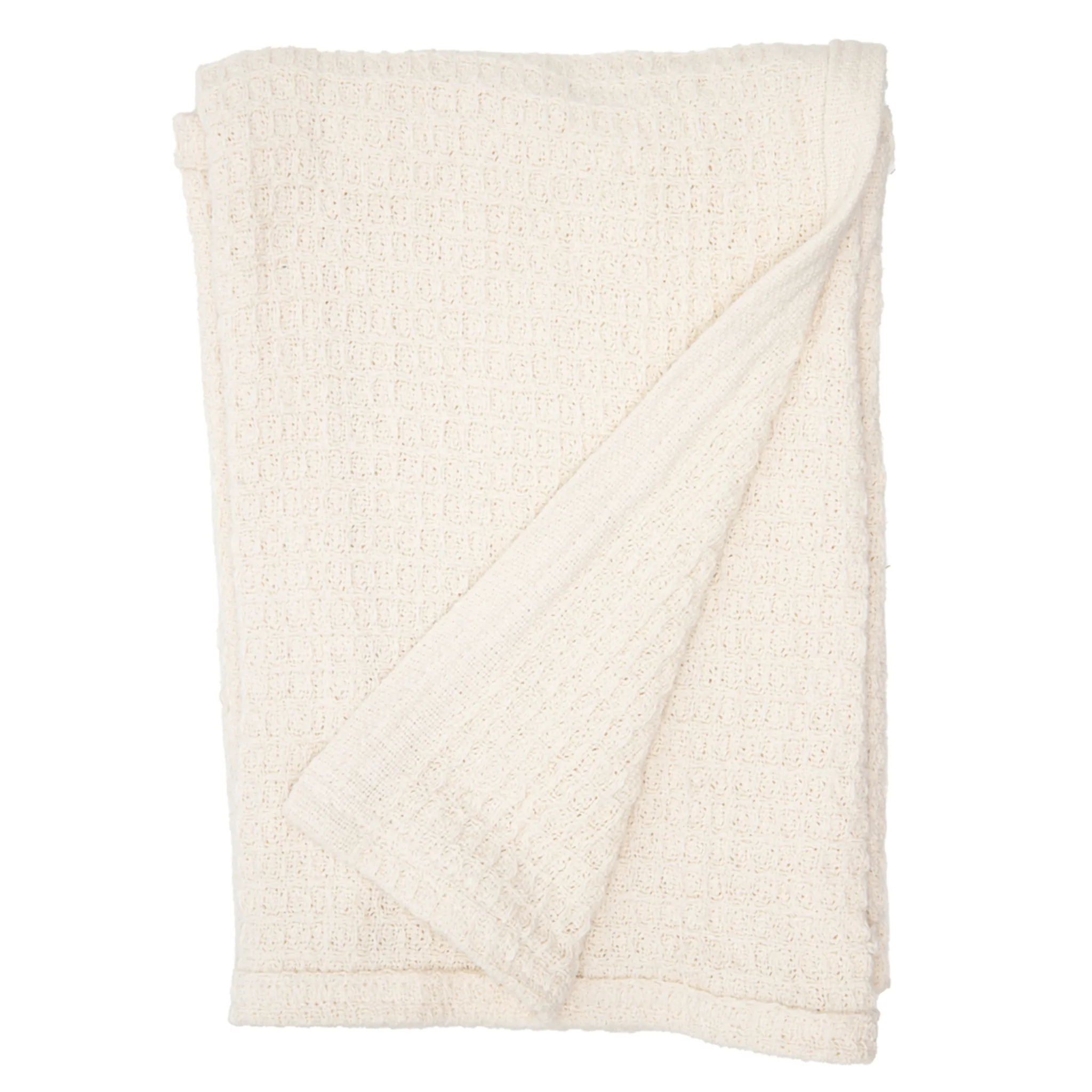 Waffle Blanket 100% Cotton (Almond)