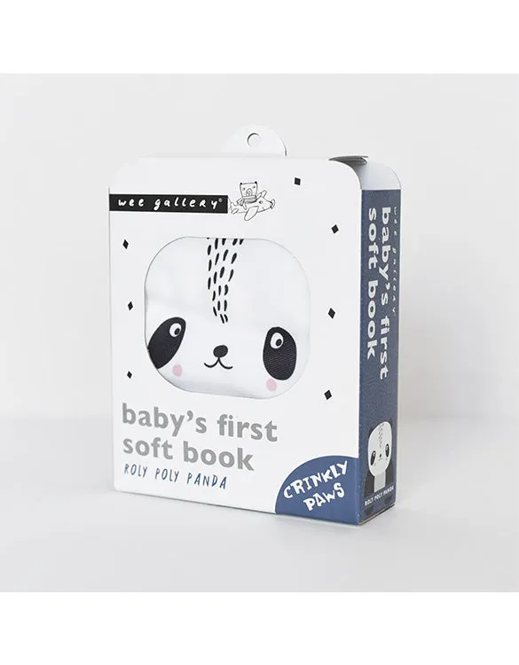 WEE GALLERY - Roly Poly Panda Cloth Book